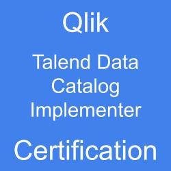 Qlik Talend Data Catalog Implementer Certification text graphic