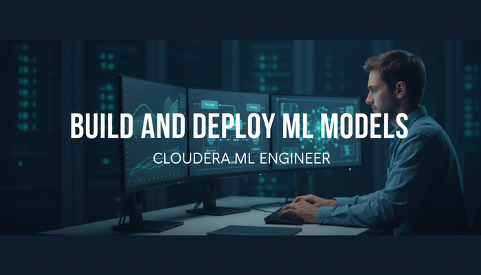 Machine learning engineer deploying models while preparing for the Cloudera CDP-6001 exam