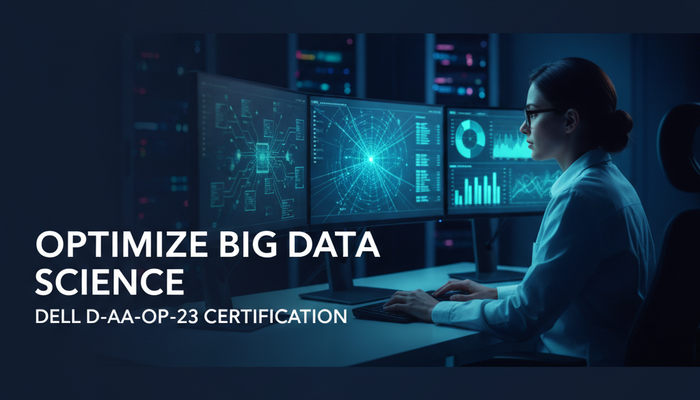 Data scientist working on big data and network analysis while preparing for the Dell D-AA-OP-23 exam