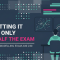 SAS regression and modeling certification banner showing an analyst comparing a fitted model curve against validation results